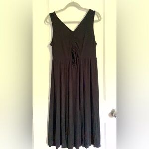 Ava & Viv Black Sleeveless Scoop Neck Sundress